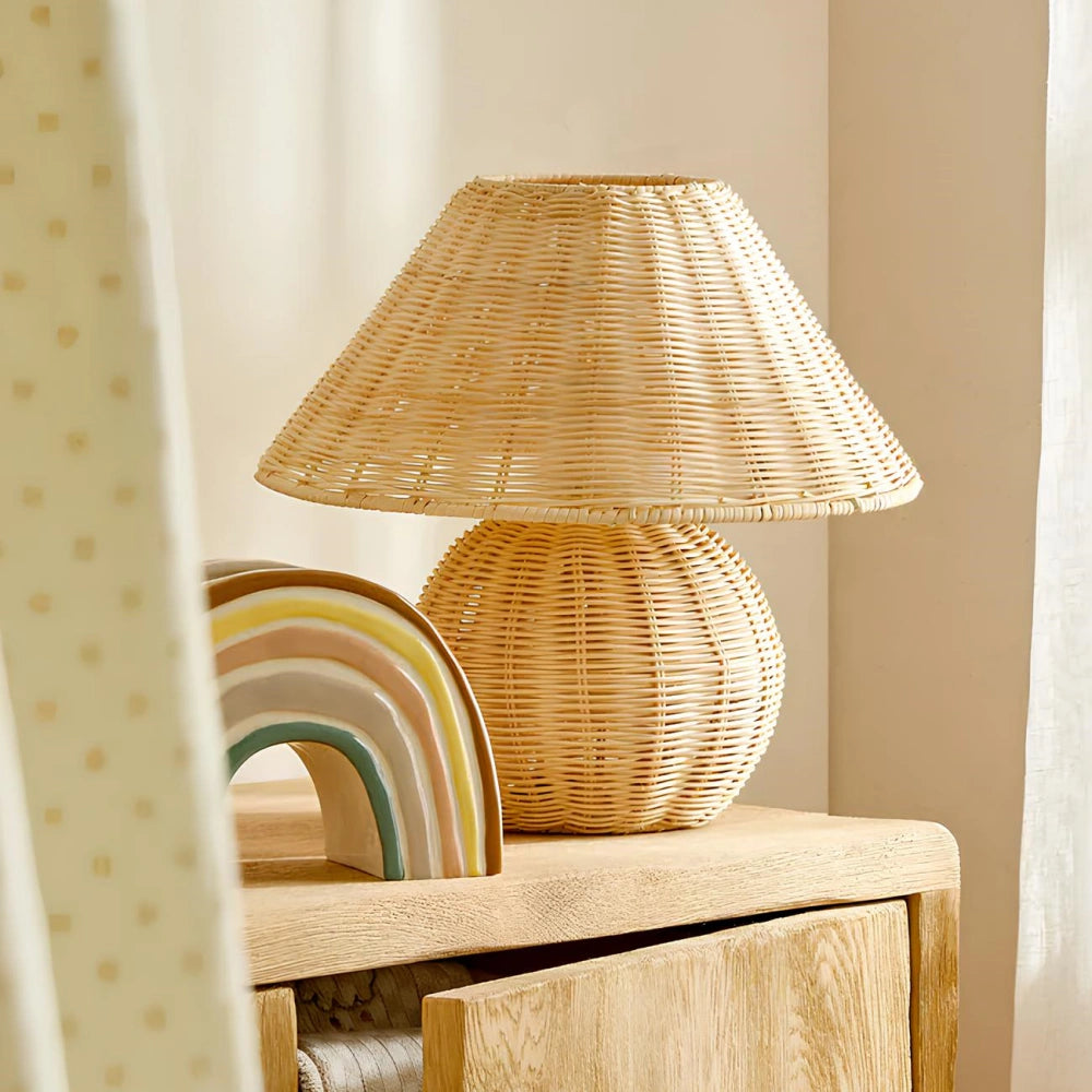 Simple Bamboo Desk Lamp - Pexav