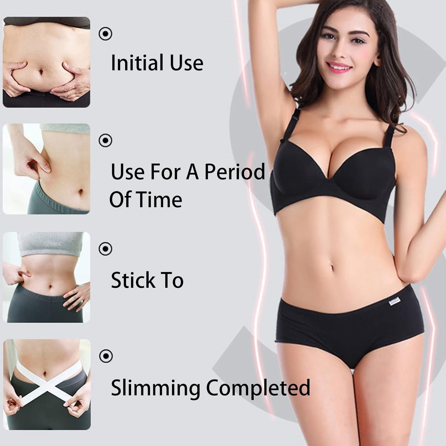 Electric Slimming Belt with Muscle Stimulator for Weight Loss, Full Body Fat Melting Massager
