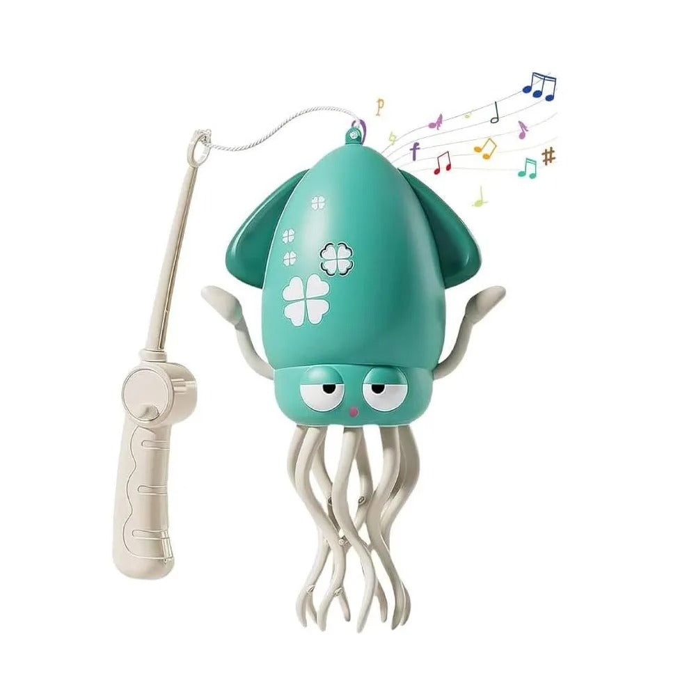 Electric Dancing Octopus Toy with Lights and Sounds, Obstacle Avoidance, Safe for Ages 3+