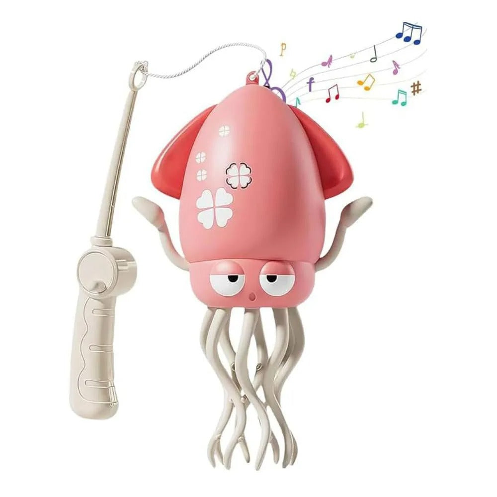 Electric Dancing Octopus Toy with Lights and Sounds, Obstacle Avoidance, Safe for Ages 3+
