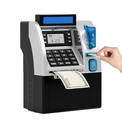 Electronic ATM Piggy Bank with Password Protection, Card Swipe Feature and Interactive Sounds