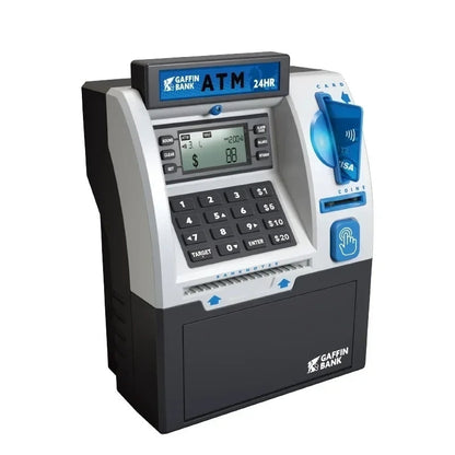 Electronic ATM Piggy Bank with Password Protection, Card Swipe Feature and Interactive Sounds