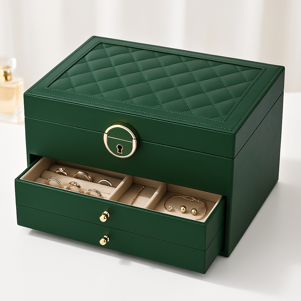 Small Stackable Jewelry Storage Case - Pexav