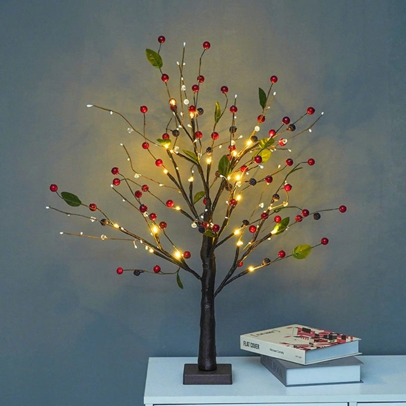 Classic 55cm LED Christmas Tree with Soft White Lights - Pexav