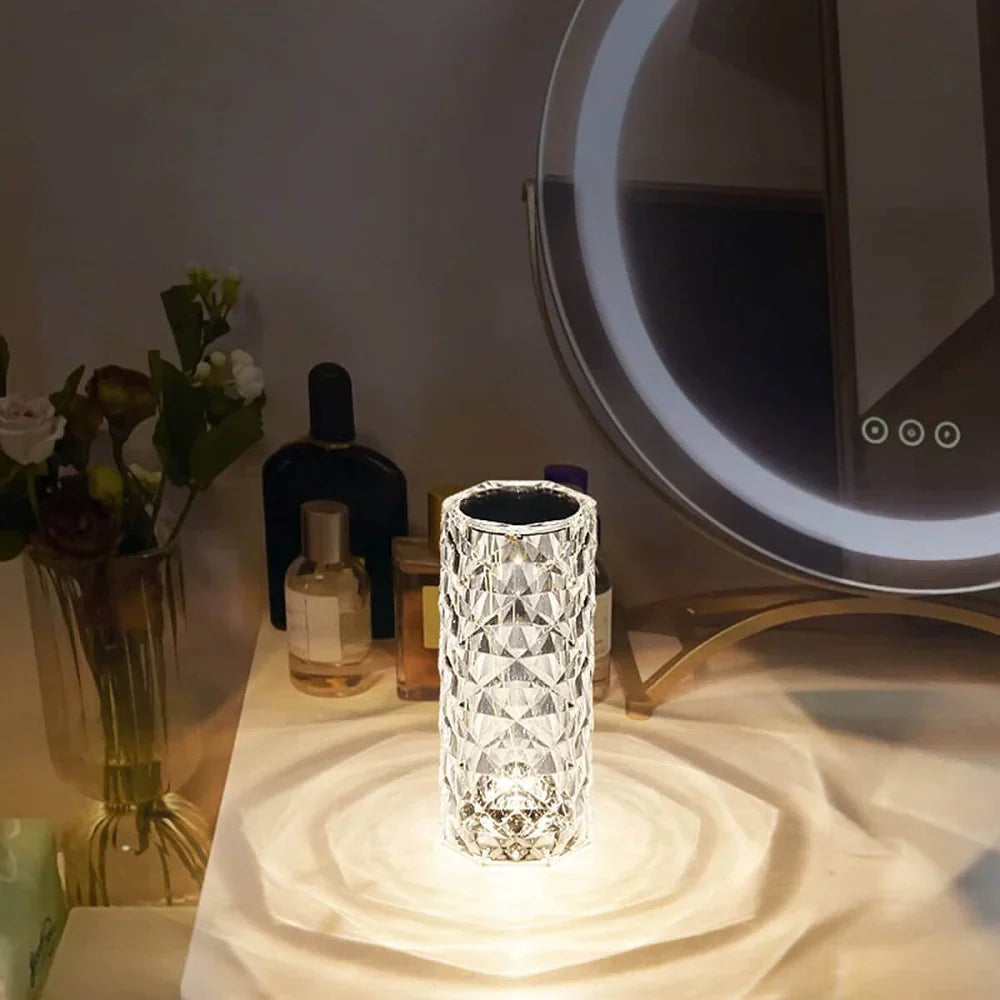 Elegant Crystal Table Lamp for Modern Home Décor – Stylish Bedside or Desk Lighting Fixture 1