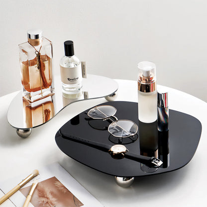 Elegant Multi-Layer Acrylic Tray for Jewelry and Cosmetics – Modern Nordic Design, Two-Tier Organizer 5