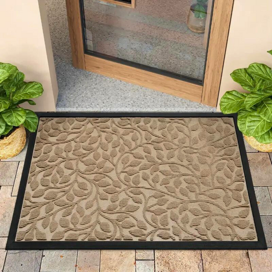 Stylish Rubber Door Mat – Heavy Duty Non Slip Outdoor Indoor Mat - Pexav