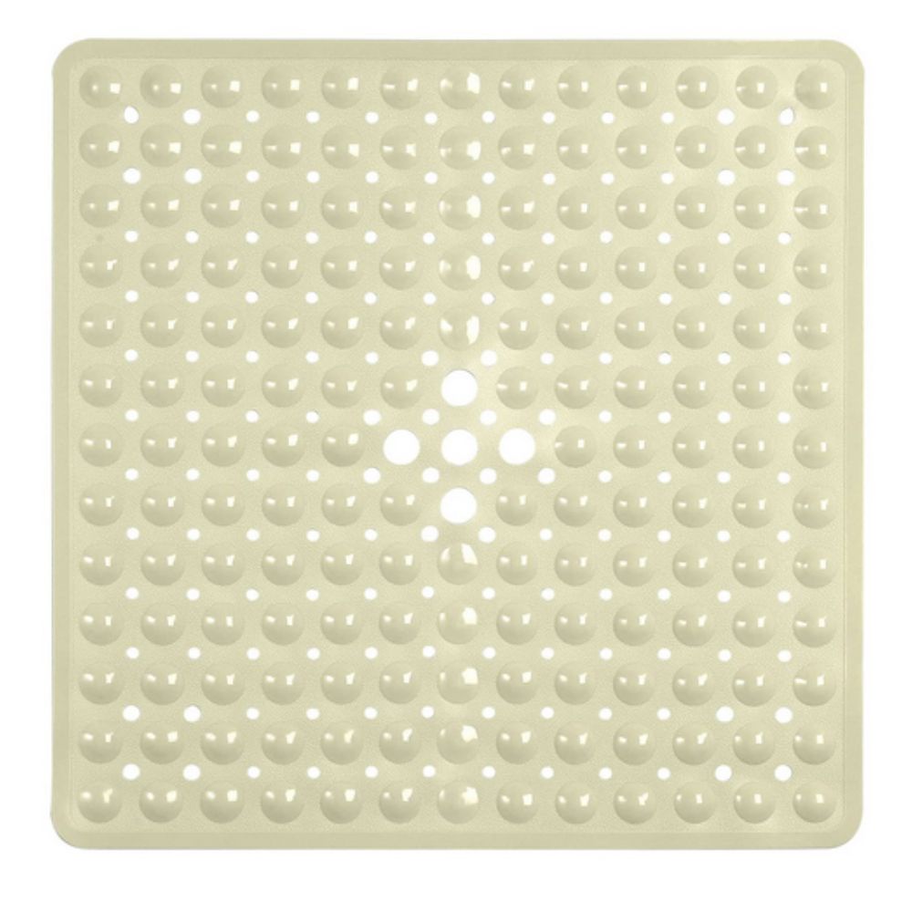 Elegant Non-Slip Bath Mat – Soft PVC Shower Rug with Modern Design for Safe and Comfortable Bathroom Use, 53 x 53 cm 0