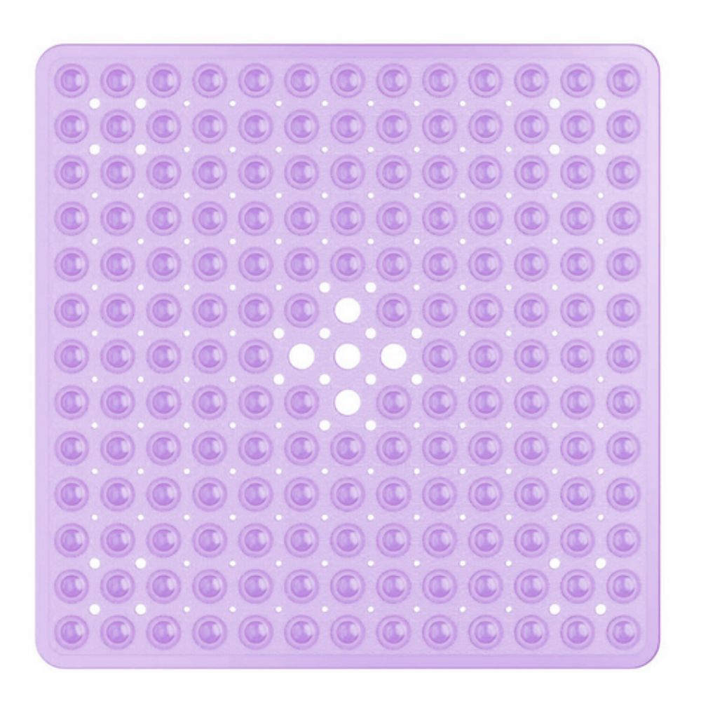 Elegant Non-Slip Bath Mat – Soft PVC Shower Rug with Modern Design for Safe and Comfortable Bathroom Use, 53 x 53 cm 10