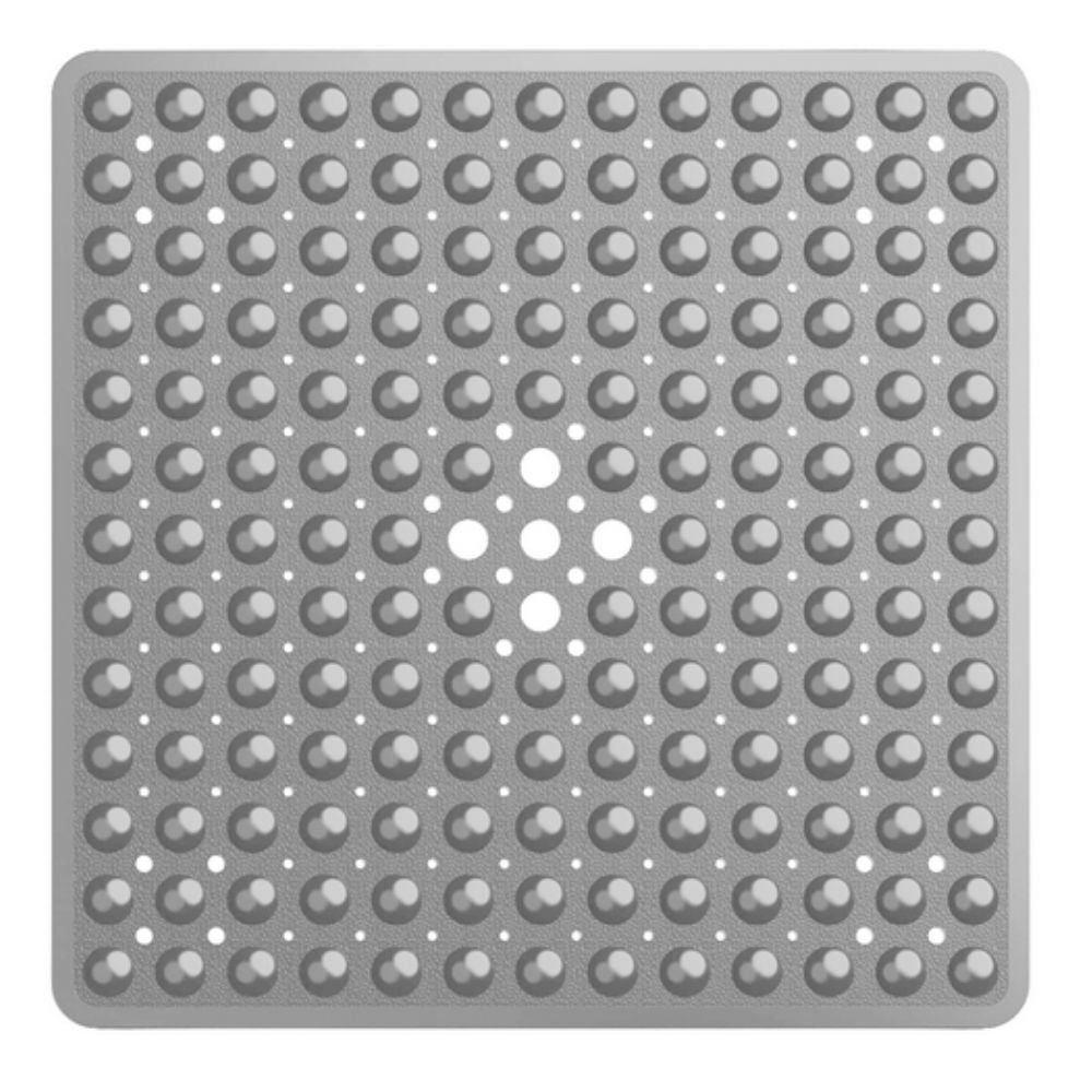 Elegant Non-Slip Bath Mat – Soft PVC Shower Rug with Modern Design for Safe and Comfortable Bathroom Use, 53 x 53 cm 9