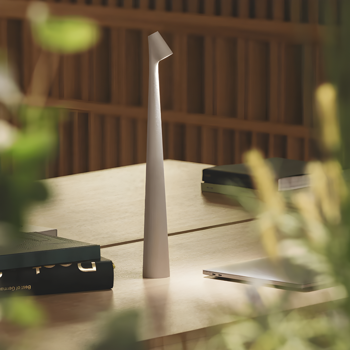 Elegant Wireless LED Table Lamp, Touch Control, Dimmable Lighting, Portable Cordless Design for Bedside or Desk Use 2