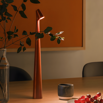 Elegant Wireless LED Table Lamp, Touch Control, Dimmable Lighting, Portable Cordless Design for Bedside or Desk Use 3