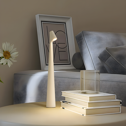 Elegant Wireless LED Table Lamp, Touch Control, Dimmable Lighting, Portable Cordless Design for Bedside or Desk Use 8