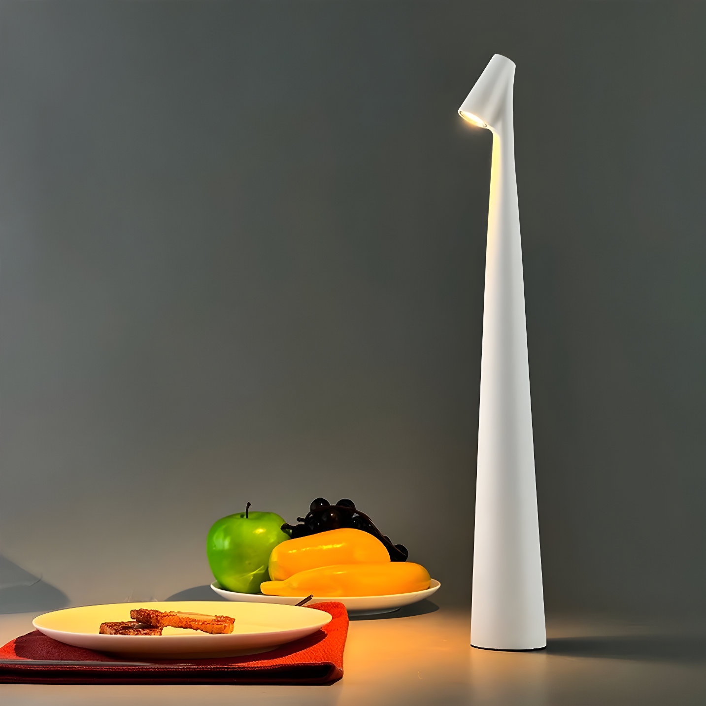 Elegant Wireless LED Table Lamp, Touch Control, Dimmable Lighting, Portable Cordless Design for Bedside or Desk Use 9