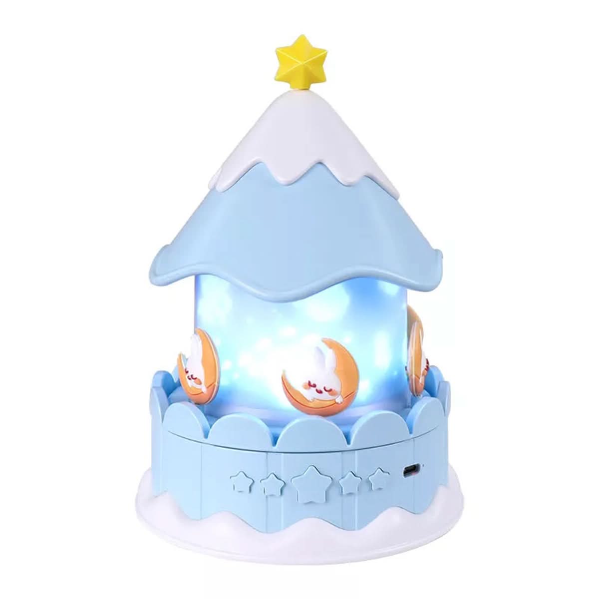 Enchanted Star Projector Night Light with Music, 12 Image Templates, Adjustable Brightness, 360° Rotation – Ideal for Relaxation 8