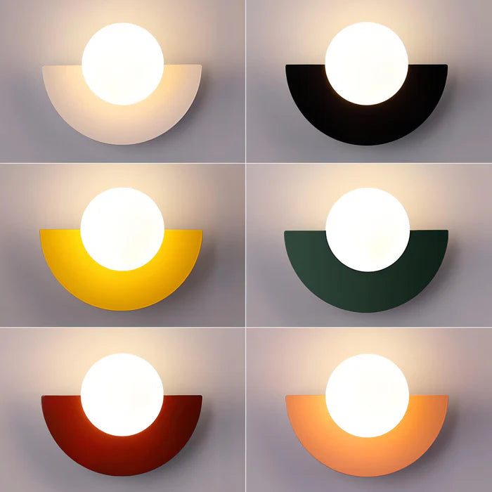 Glarefusion Nordic Semi-Circle Wall Light