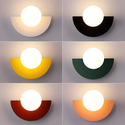 Glarefusion Nordic Semi-Circle Wall Light
