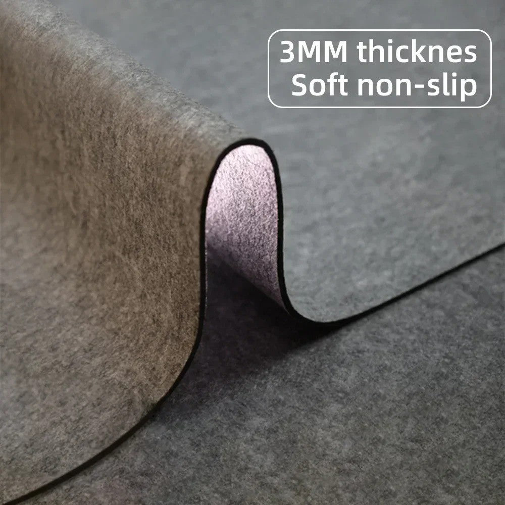 Extra Large Felt Desk Mat – Pad Protector for Office Keyboard & Mouse with Non-Slip Base, Slim Easy-to-Use Design
