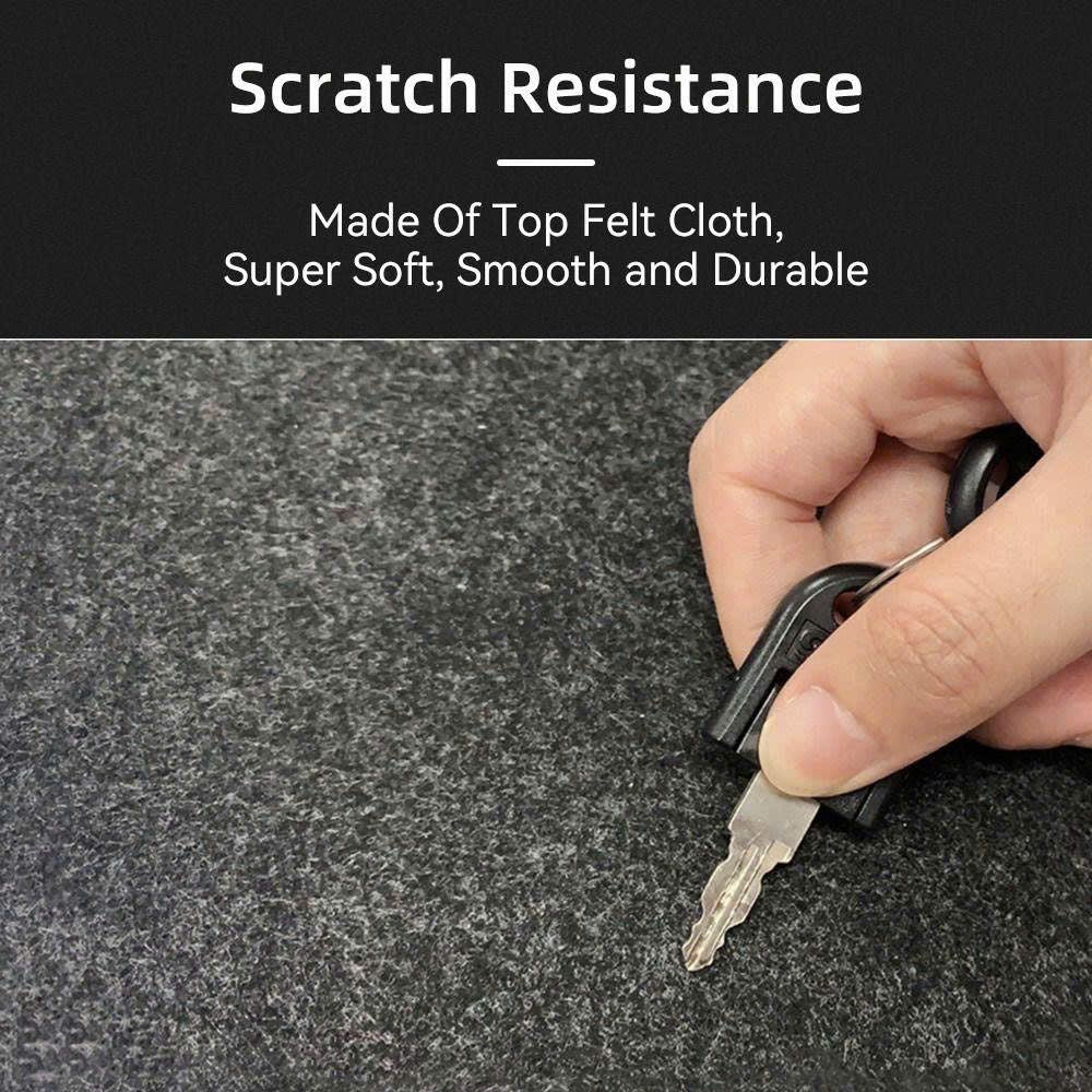 Extra Large Felt Desk Mat – Pad Protector for Office Keyboard & Mouse with Non-Slip Base, Slim Easy-to-Use Design