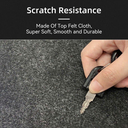Extra Large Felt Desk Mat – Pad Protector for Office Keyboard & Mouse with Non-Slip Base, Slim Easy-to-Use Design