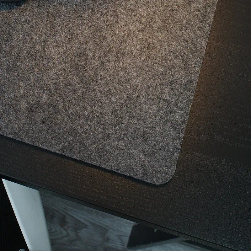 Extra Large Felt Desk Mat – Pad Protector for Office Keyboard & Mouse with Non-Slip Base, Slim Easy-to-Use Design