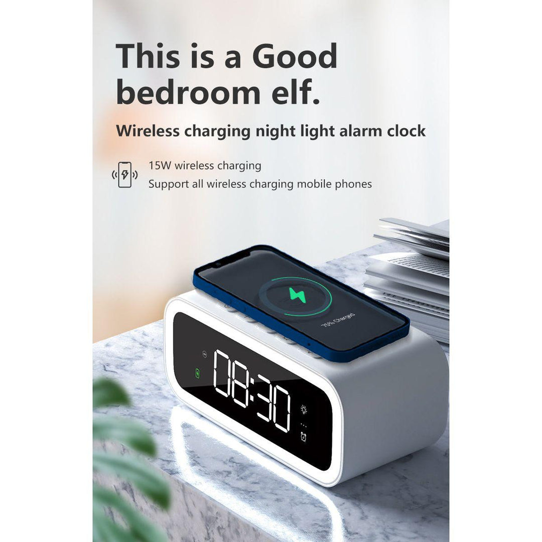 Dual Function Digital Alarm Clock Radio