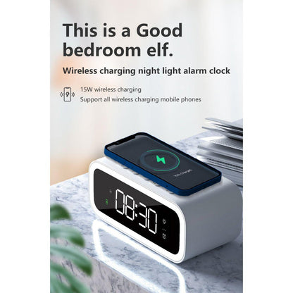 Dual Function Digital Alarm Clock Radio