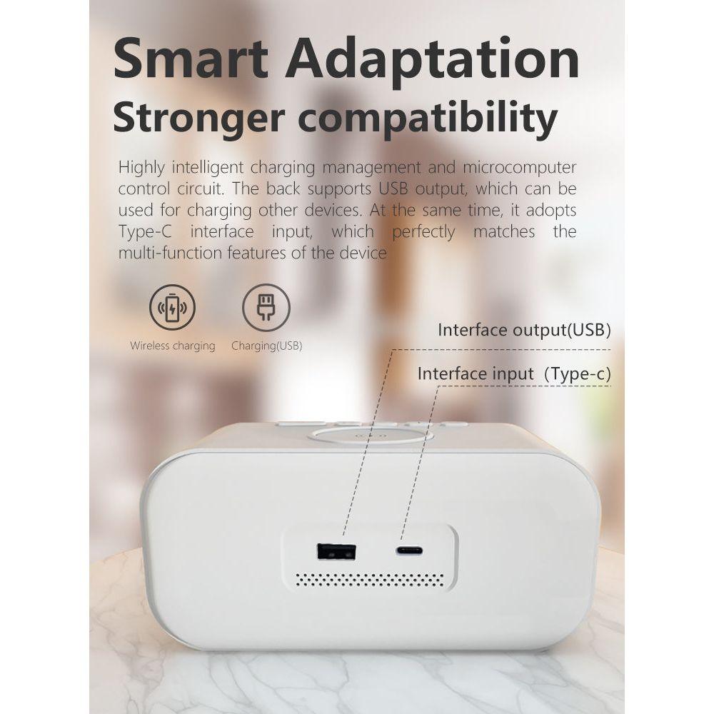 Dual Function Digital Alarm Clock Radio