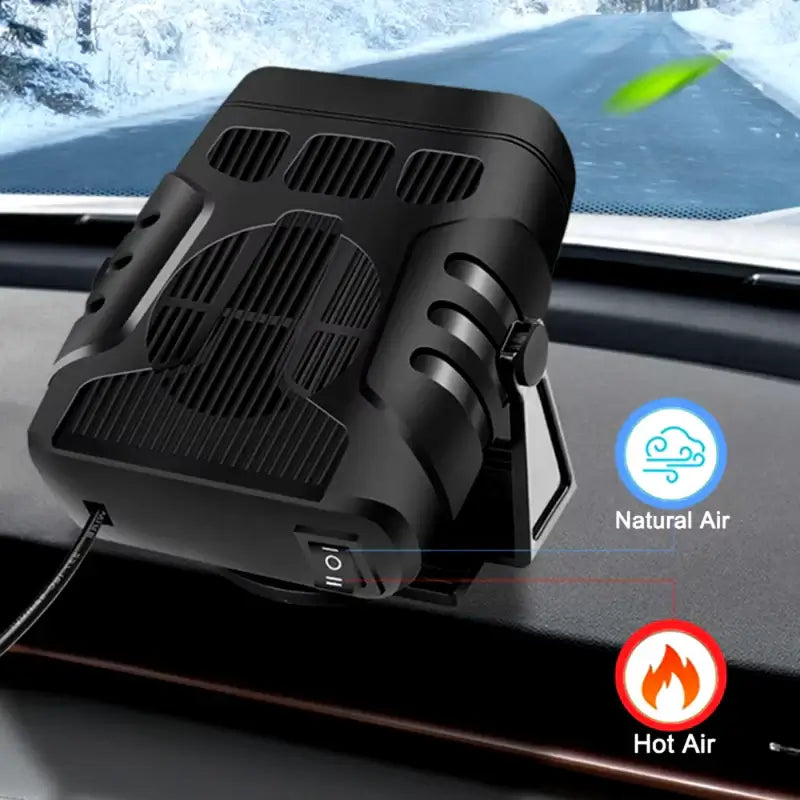Compact 12V Car Heater and Fan