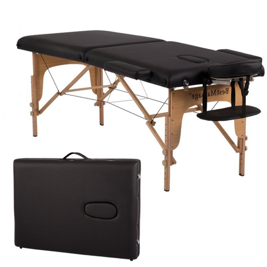 Compact Folding Massage Bed with Carry Bag - Pexav