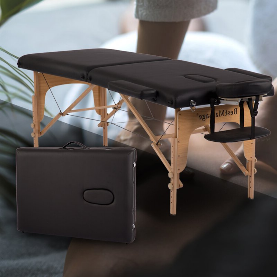 Compact Folding Massage Bed with Carry Bag