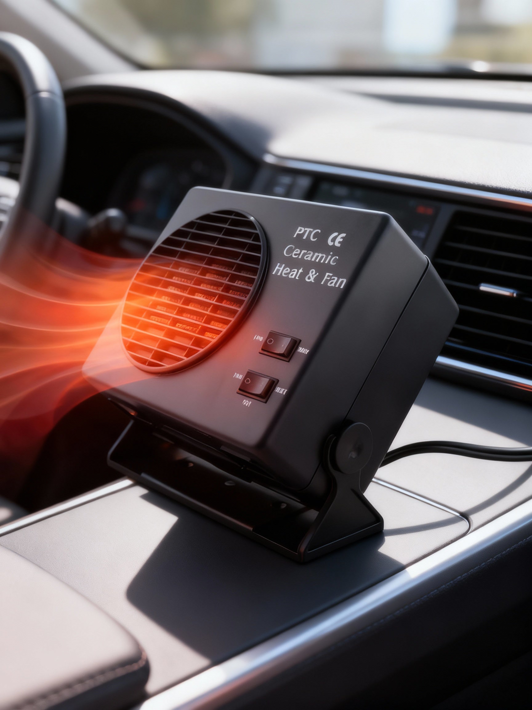 Compact Auto Heating Fan - Pexav