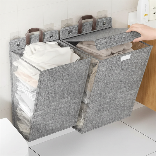 Space-Saving Folding Laundry Holder - Pexav