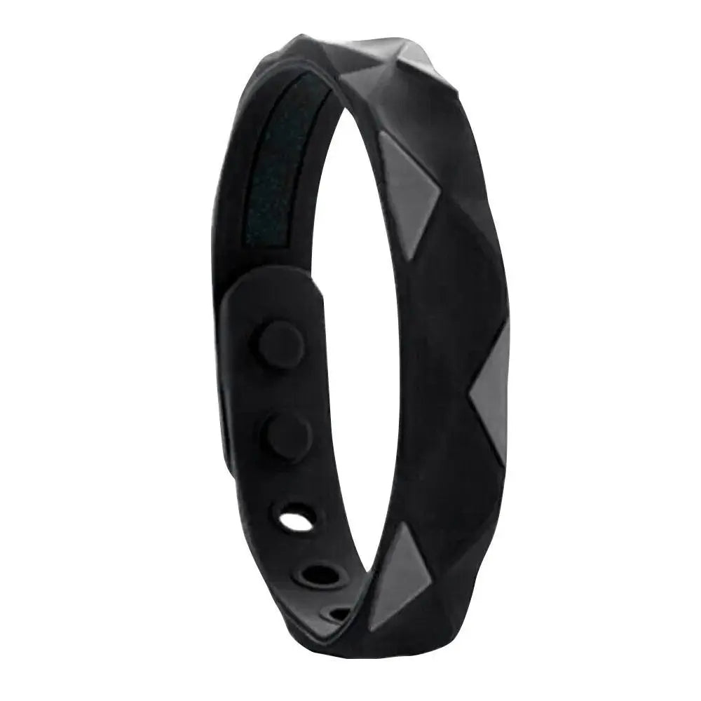 Far Infrared Anti Static Negative Ion Bracelet - Waterproof Silicone Lovers Bracelet Anti Fatigue, Sports Wristband