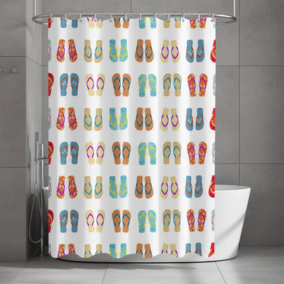 Vibrant Waterproof Shower Curtain - Pexav