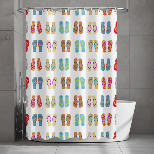 Vibrant Waterproof Shower Curtain - Pexav
