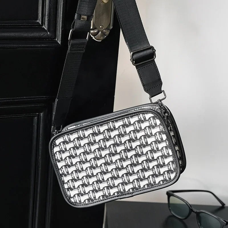 Fashion Shoulder Bag Men's Crossbody Bag Canvas Designer Sling