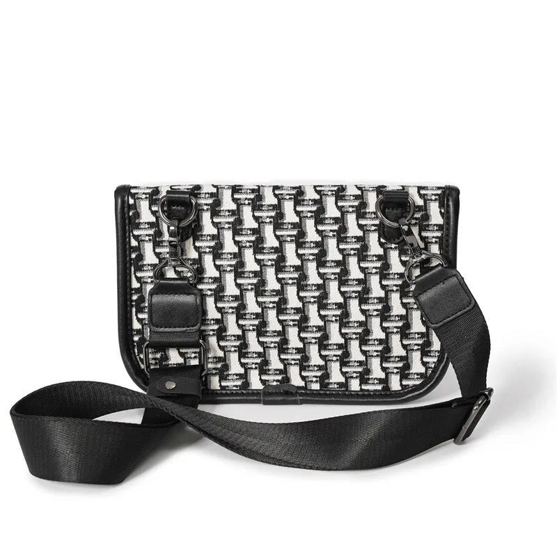 Fashion Shoulder Bag Men's Crossbody Bag Canvas Designer Sling