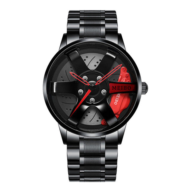 Water Resistant Sports Car Theme Mens Watch