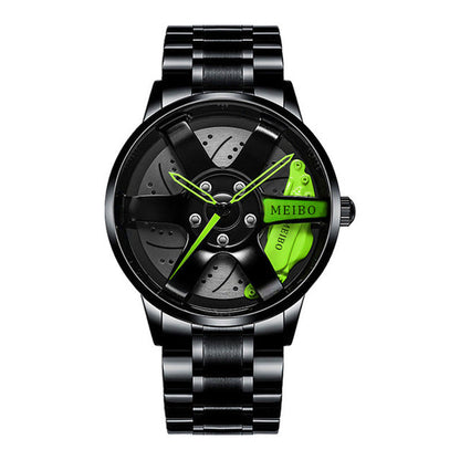 Water Resistant Sports Car Theme Mens Watch