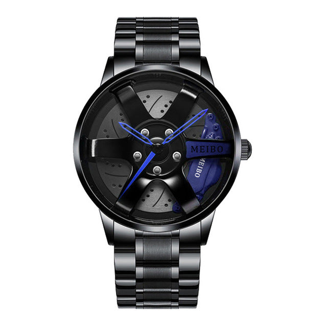 Water Resistant Sports Car Theme Mens Watch