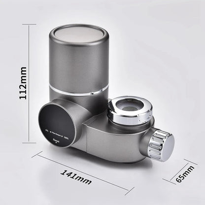 Faucet Water Filter with LED Display – Reduces Lead & Chlorine, Easy Sink Installation and UV Blue Light Sterilization