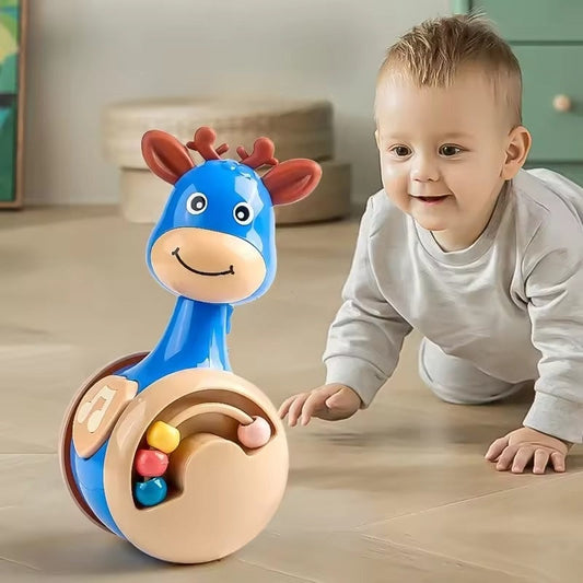 Baby Friendly Deer Tumbler Toy, Safe from 1 Month - Pexav
