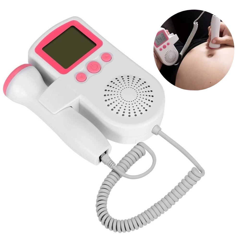 Portable Baby Heart Rate Fetal Doppler Monitor