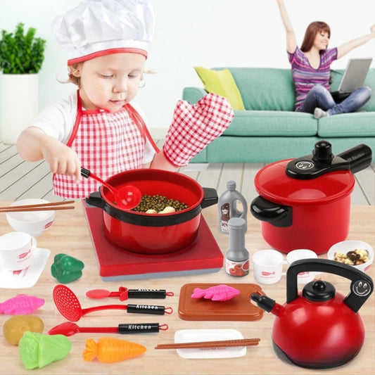 Fun Kids Play Kitchen Set with Realistic Accessories - Pexav