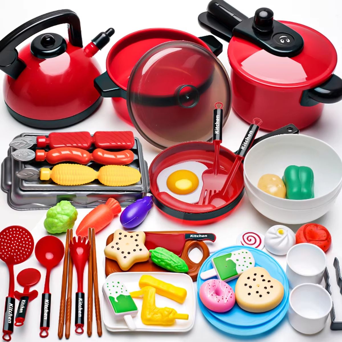 Fidelity Cooking Toys with Highly Simulated, Diverse Accessories, Suitable at Home or School, Safe for Ages 3+