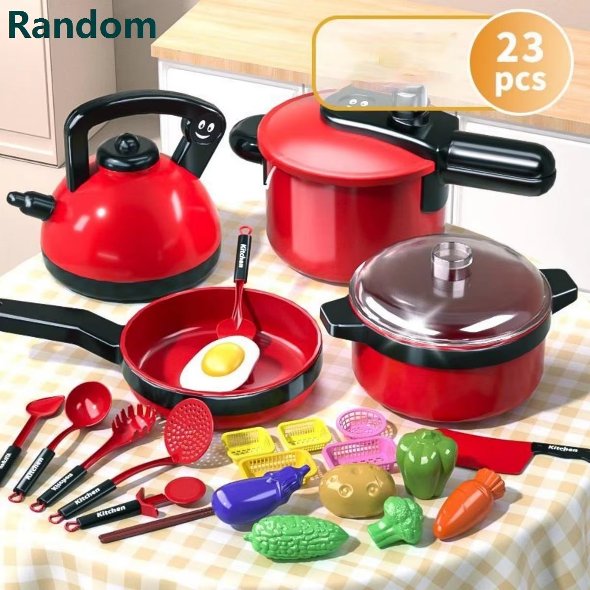 Fidelity Cooking Toys with Highly Simulated, Diverse Accessories, Suitable at Home or School, Safe for Ages 3+
