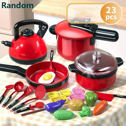Fidelity Cooking Toys with Highly Simulated, Diverse Accessories, Suitable at Home or School, Safe for Ages 3+