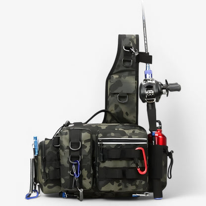 Waterproof Fishing Gear Bag with Rod Pocket