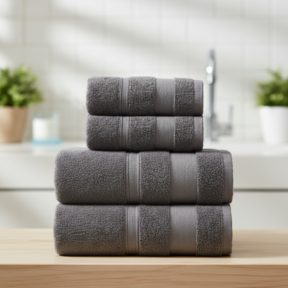 Soft Absorbent Bath Towel Set - Pexav